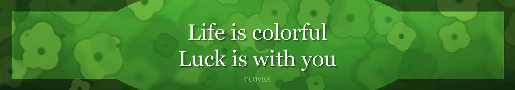 CLOVER brand banner
